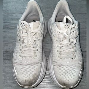 Hoka Bondi 9 Running Shoes White